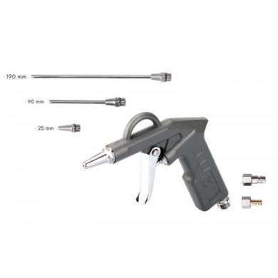 Pištoľ ofukovacia 10 bar s nadstavcami 3ks (25, 90, 190 mm) FESTA Pištoľ ofukovacia 10 bar s nadstavcami 3ks (25, 90, 190 mm) FESTA