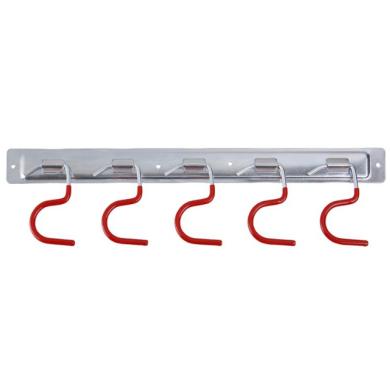 Držiak záhradného náradia na stenu s pohyblivými háčkmi 5ks Držiak záhradného náradia na stenu s pohyblivými háčkmi 5ks