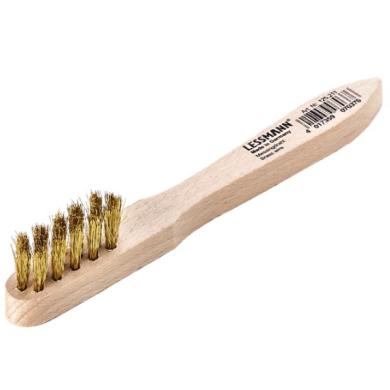 Kartáč 150/18 mm mosadzný drôt 4 radový LESSMANN Kartáč 150/18 mm mosadzný drôt 4 radový LESSMANN