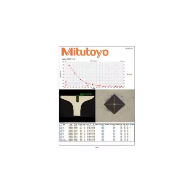 Software AVPAK-20 v3.1 pre ovládanie tvrdomerov Vickers Mitutoyo