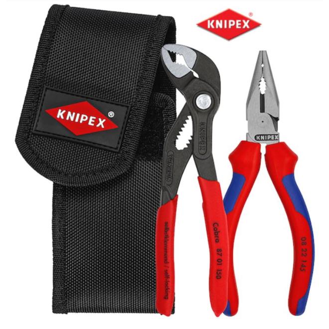 Kliešte sada 2ks chrómovaná hlava Knipex 00 20 72 V06