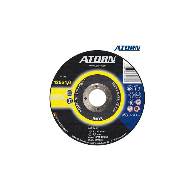 Rezný kotúč 125x1,6x22,23 mm AS60V-BF ATORN