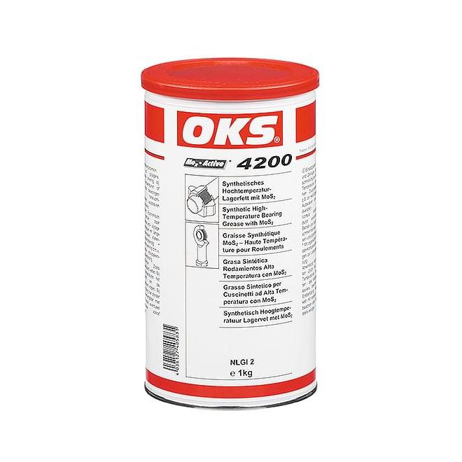 OKS 4200 Syntetický ložiskový tuk pre vysoké teploty s MoS2 1kg